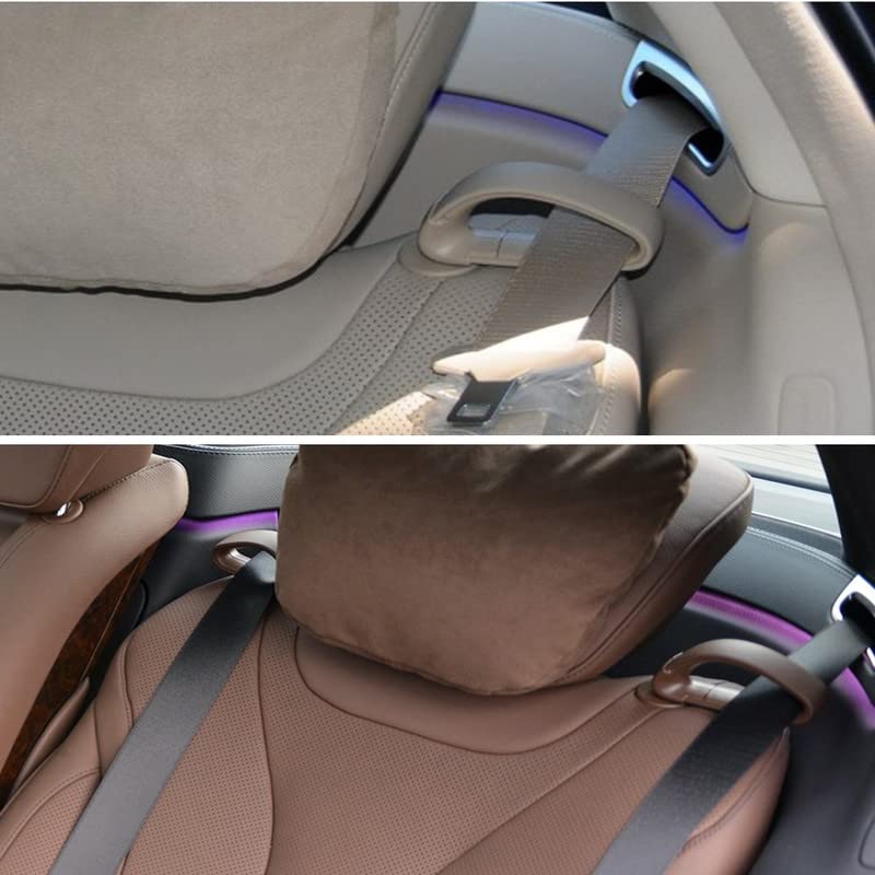 Car Craft S Class Seat Belt Guide Seat Belt Lock Seat Belt Button Compatible With Mercedes S Class Seat Belt Guide Seat Belt Lock Seat Belt Button S Class W222 2014-2021 Beige