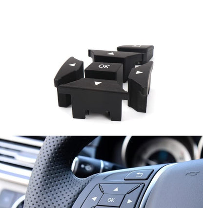 Car Craft B Class Steering Wheel Button Compatible With Mercedes B Class Steering Wheel Button C Class W204 2011-2014 Gla W156 2015-2020 B Class W246 2012-2018 A Class W176 2013-2018 Cls W218 2013-2018 Black -graphql