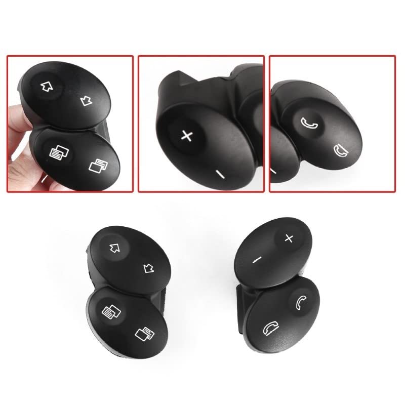 Car Craft E Class Steering Button Compatible With Mercedes E Class Steering Button E Class W211 2006-2009 Cls W218 Black