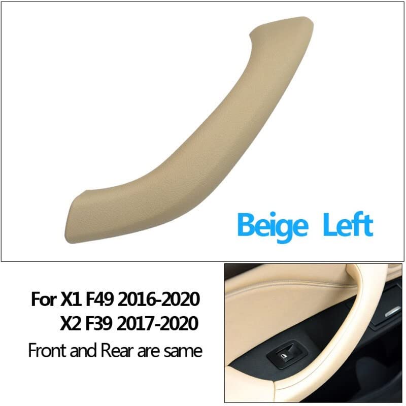 Car Craft X1 Door Handle Compatible with BMW X1 Door Handle X1 F48 2016-2021 Beige Front