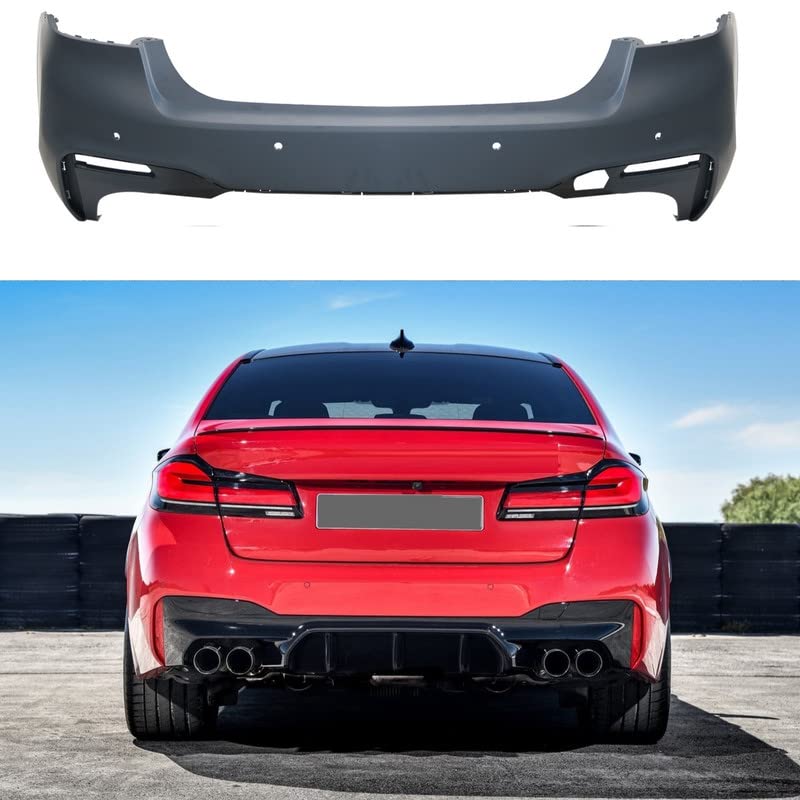 Car Craft Rear M5 Bumper Compatible With Bmw 5 Series G30 2017-2020 Upgraded Rear Bumper M5