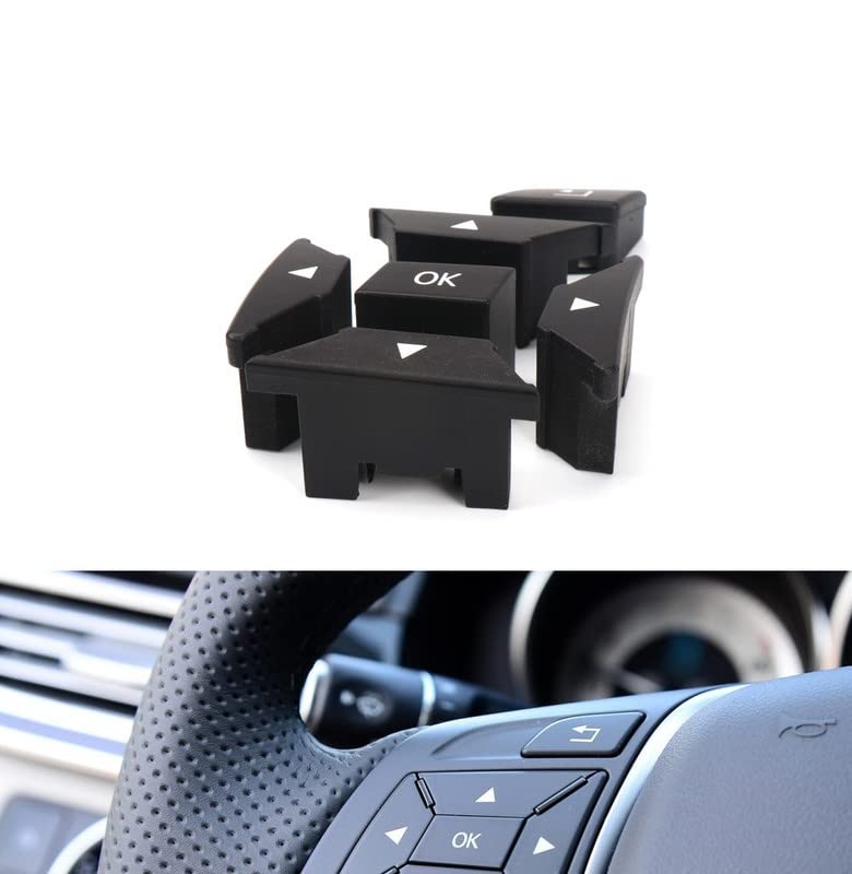 Car Craft Gla Steering Wheel Button Compatible With Mercedes Gla Steering Wheel Button C Class W204 2011-2014 Gla W156 2015-2020 B Class W246 2012-2018 A Class W176 2013-2018 Cls W218 2013-2018 Brown