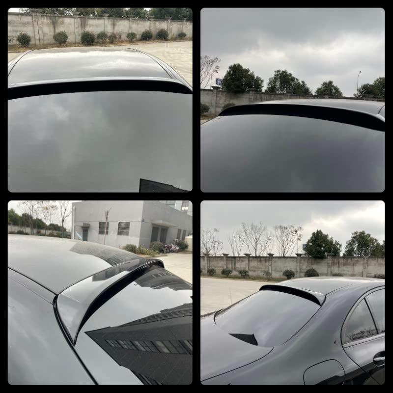 Car Craft E Class Spoiler Roof Spoiler Roof Wings Compatible with Mercedes E Class Spoiler Roof Spoiler Roof Wings E Class W213 2016 Glossy Black