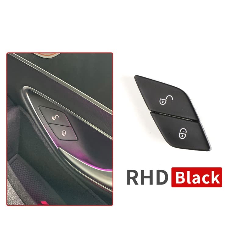 Car Craft C Class Door Lock Door Unlock Button Compatible With Mercedes C Class Door Lock Door Unlock Button C Class W205 2015-2021 Glc Class W253 2015-2021 Black Right