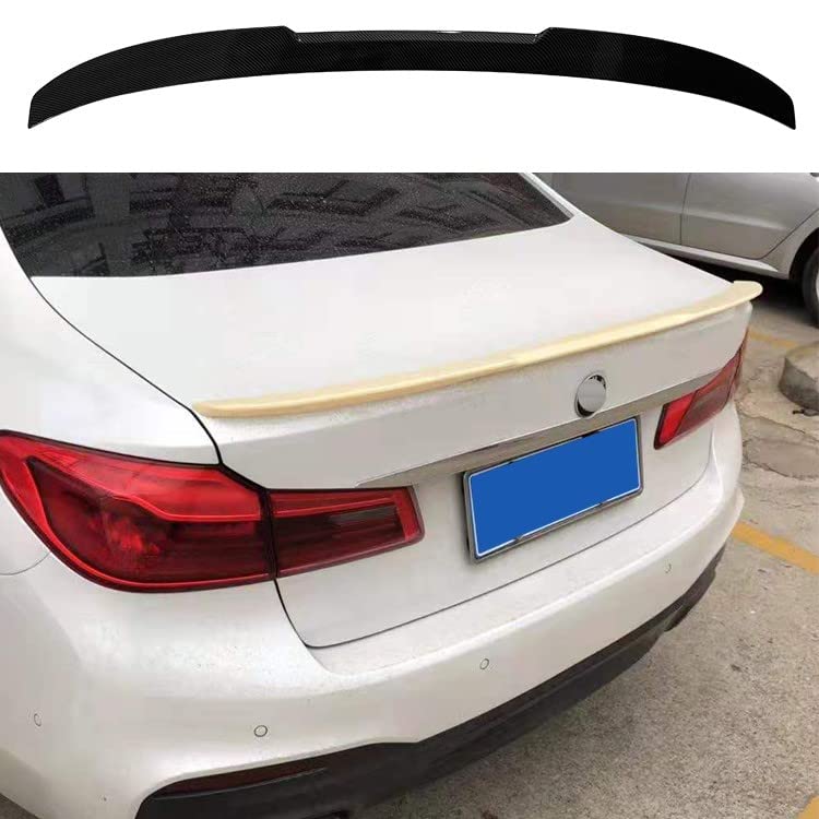 Car Craft 5 Series Spoiler Trunk Spoiler Compatible with BMW 5 Series Spoiler Trunk Spoiler 5 Series G30 2017-2022 Cs Glossy Black