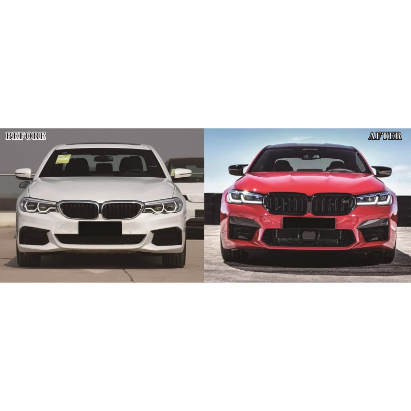 Car Craft Upgraded M5 Body Kit Compatible With Bmw 5 Series G30 2017-2020 Old Shape Upgrade To 2021 Facelift 5 Series G30 Lci With Upgraded M5 Body Kit Headlight Taillight Complete Kit 1:1 M5