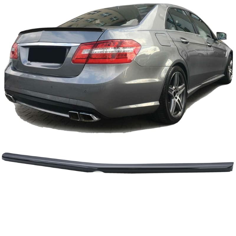 Car Craft E Class Spoiler Trunk Spoiler Compatible with Mercedes E Class Spoiler Trunk Spoiler E Class W212 2009-2016 Glossy Black