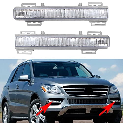 Car Craft Fog Lamp Fog Light Drl Led Drl Compatible With Mercedes Ml W166 2012-2018 Gl W166 2012-2018 Gle W166 2016-2019 Gls W166 2016-2020 Fog Lamp Fog Light Drl Led Drl Left 2049065401