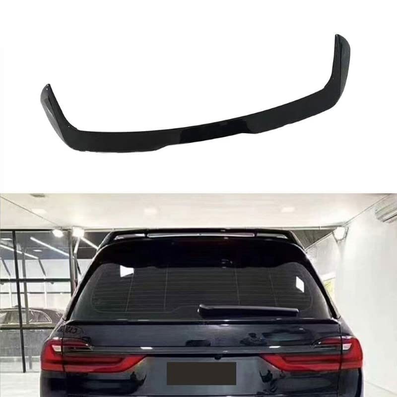 Car Craft X7 Spoiler Roof Spoiler Roof Wings Compatible with BMW X7 Spoiler Roof Spoiler Roof Wings X7 G07 Oettinger Glossy Black