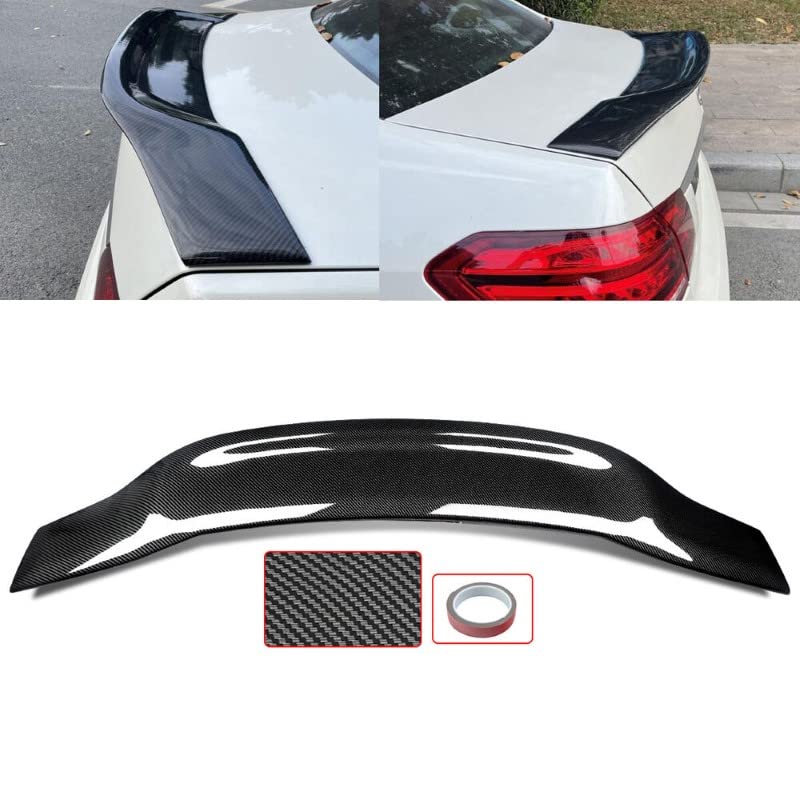 Car Craft E Class Spoiler Trunk Spoiler Compatible with Mercedes E Class Spoiler Trunk Spoiler E Class W212 2009-2016 Psm Glossy Black