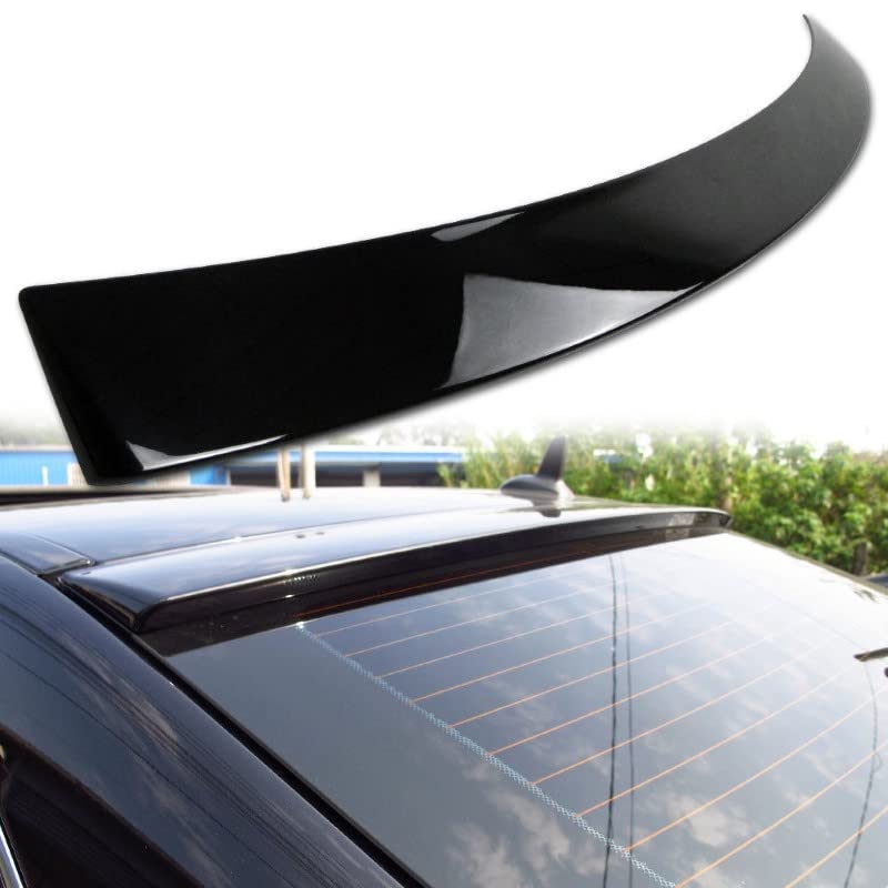 Car Craft C Class Spoiler Roof Spoiler Roof Wings Compatible with Mercedes C Class Spoiler Roof Spoiler Roof Wings C Class W204 2007-2014 Glossy Black