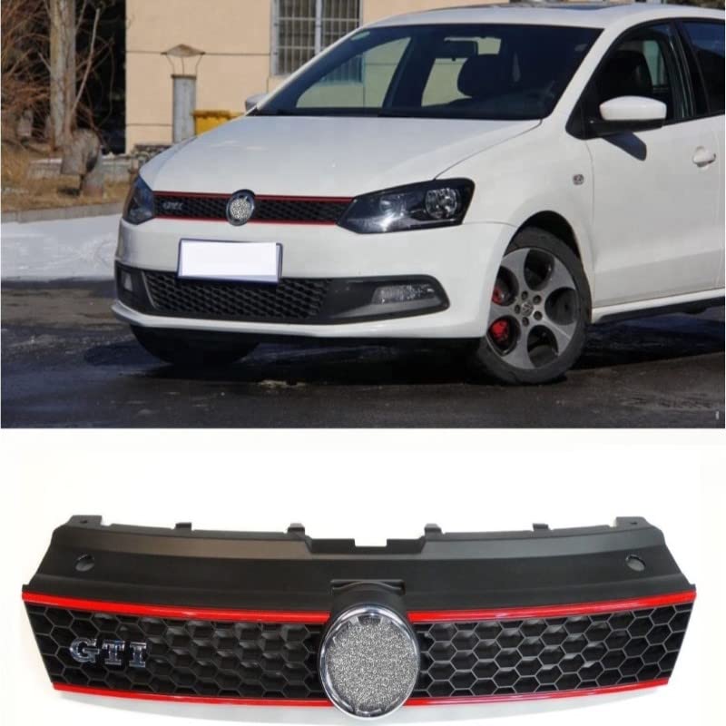 Car Craft Bumper Grill Compatible With Volkswagen Polo 2014-2017 Bumper Grill Gti Grill Honeycomb 2010-2014