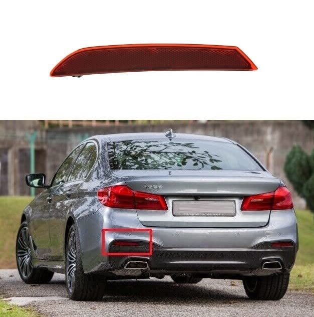 Car Craft Rear Bumper Reflector Compatible With Bmw 5 Series G30 2022 Rear Bumper Reflector Left 63149463763