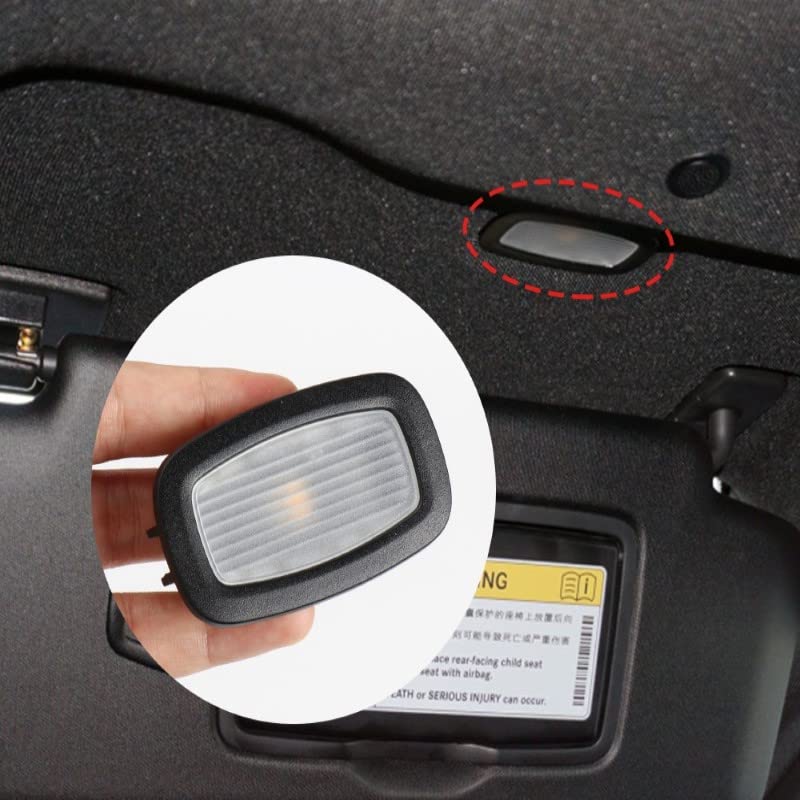 Car Craft E Class Sun Shade Sun Visor Makeup Light Compatible with Mercedes E Class Sun Shade Sun Visor Makeup Light C Class 2015-2021 E Class W213 2015-2021 Glc Class W253 2015-2021