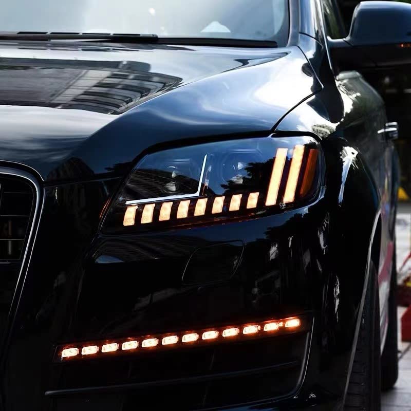 Car Craft Q7 Upgraded Led Matrix Headlight Led Headlamp Compatible With Audi Q7 Upgraded Led Matrix Headlight Led Headlamp Q7 2010-2016 Q7 Headlight 2010 R Q7 Headlight 2010 R