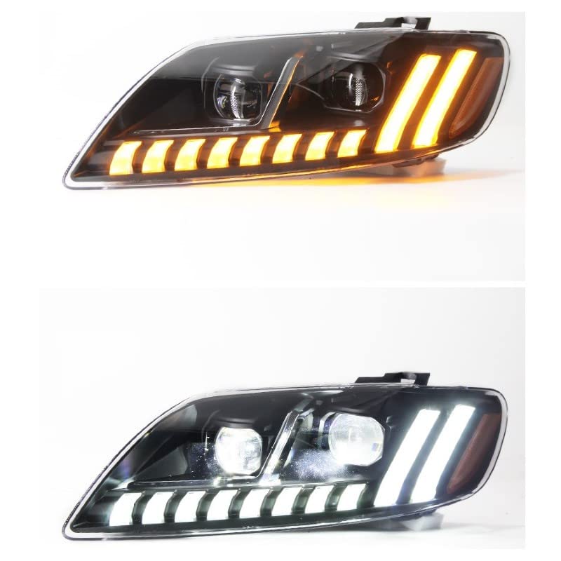 Car Craft Q7 Upgraded Led Matrix Headlight Led Headlamp Compatible With Audi Q7 Upgraded Led Matrix Headlight Led Headlamp Q7 2010-2016 Q7 Headlight 2010 R Q7 Headlight 2010 R