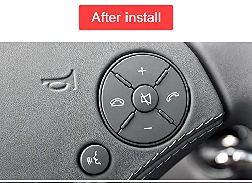 Car Craft C Class Steeering Wheel Button Compatible With Mercedes C Class Steering Wheel Button C Class W204 2007-2011 E Class W212 2009-2013 Gray