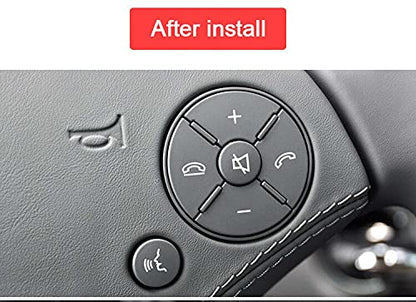 Car Craft C Class Steeering Wheel Button Compatible With Mercedes C Class Steering Wheel Button C Class W204 2007-2011 E Class W212 2009-2013 Gray -graphql