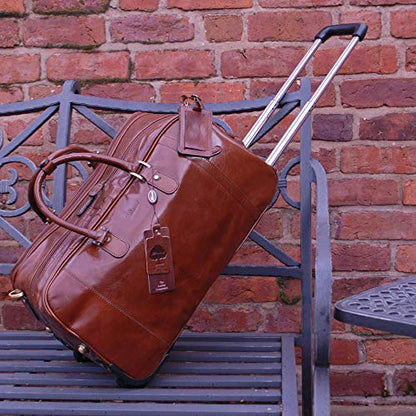 ASHWOOD - Genuine Leather Holdall - Large Overnight/Travel/Business/Weekend/Gym Sports Duffle Bag - 2070 test  6758622396505 test  {product.id} 6758622396505 bolt