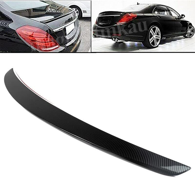 Car Craft S Class Spoiler Trunk Spoiler Compatible with Mercedes S Class Spoiler Trunk Spoiler S Class W222 2014-2021 Glossy Black