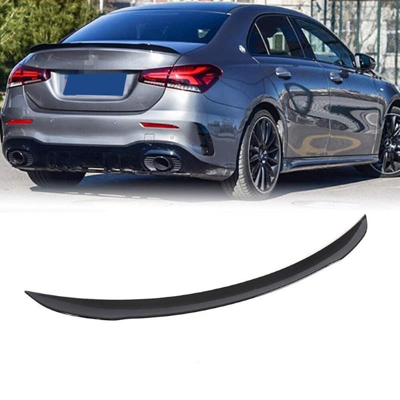 Car Craft A Class Spoiler Trunk Spoiler Compatible with Mercedes A Class Series Spoiler Trunk Spoiler A Class W177 2020 Glossy Black