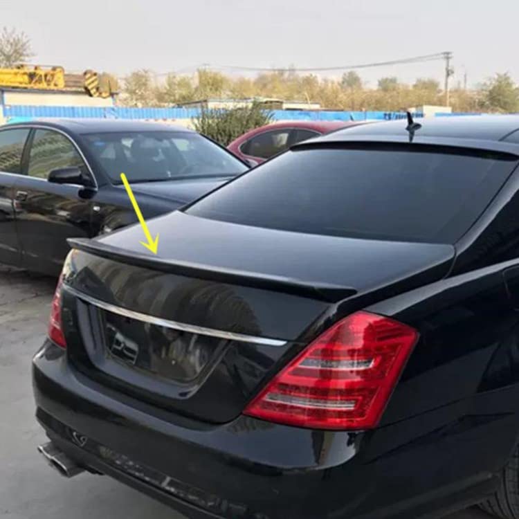 Car Craft S Class Spoiler Trunk Spoiler Compatible with Mercedes S Class Spoiler Trunk Spoiler S Class W221 2005-2014 Glossy Black