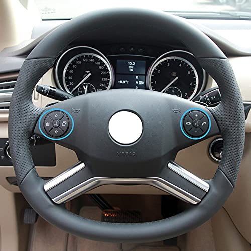 Car Craft Gl Steeering Wheel Button Compatible With Mercedes Gl Steering Wheel Button Ml W164 2008-2012 Gl W164 2008-2012 R Class W251 2010-2017 Cls W219 2007-2012 Slk W171 2009-2012 Sls W230 Black