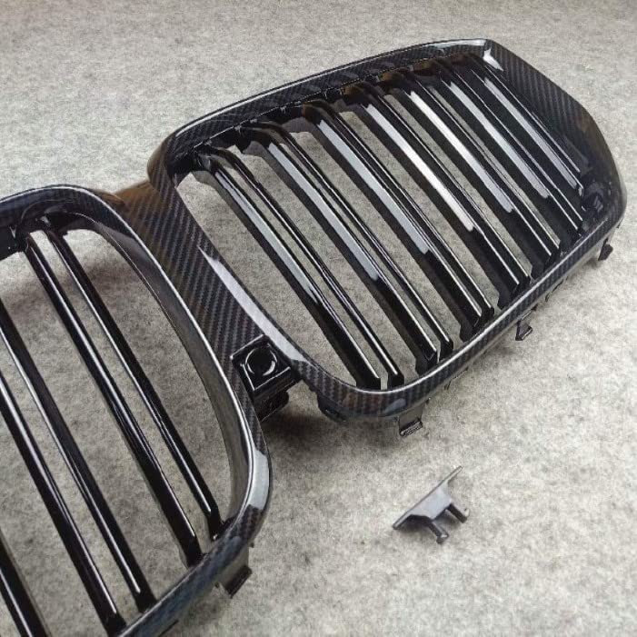 Car Craft Front Bumper Grill Compatible With Bmw X5 G05 2019-2022 Front Bumper Grill Carbon Fiber Look Carbon Fiber Look