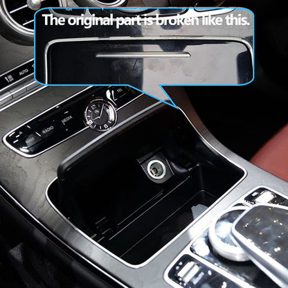 Car Craft C Class Cupholder Frame Compatible With Mercedes C Class Cupholder Frame C Class W205 2014-2021 Glc X253 2016-2021 Silver -graphql