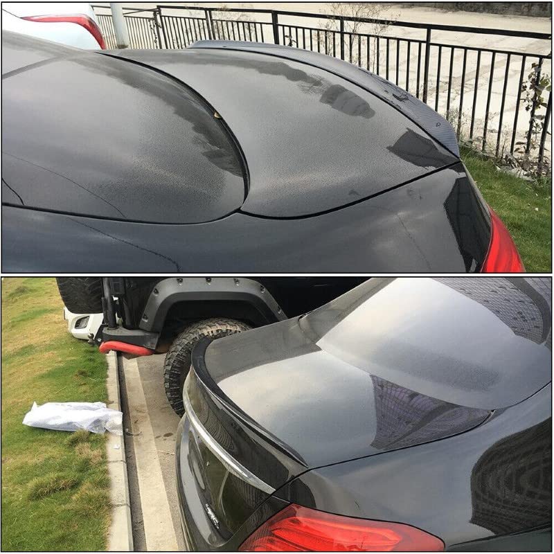 Car Craft E Class Spoiler Trunk Spoiler Compatible with Mercedes E Class Spoiler Trunk Spoiler E Class W2013 2016 Taiwan Glossy Black