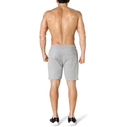 ZENWILL Mens Gym Running Shorts, Workout Athletic Bodybuilding Fitness Shorts with Zip Pockets