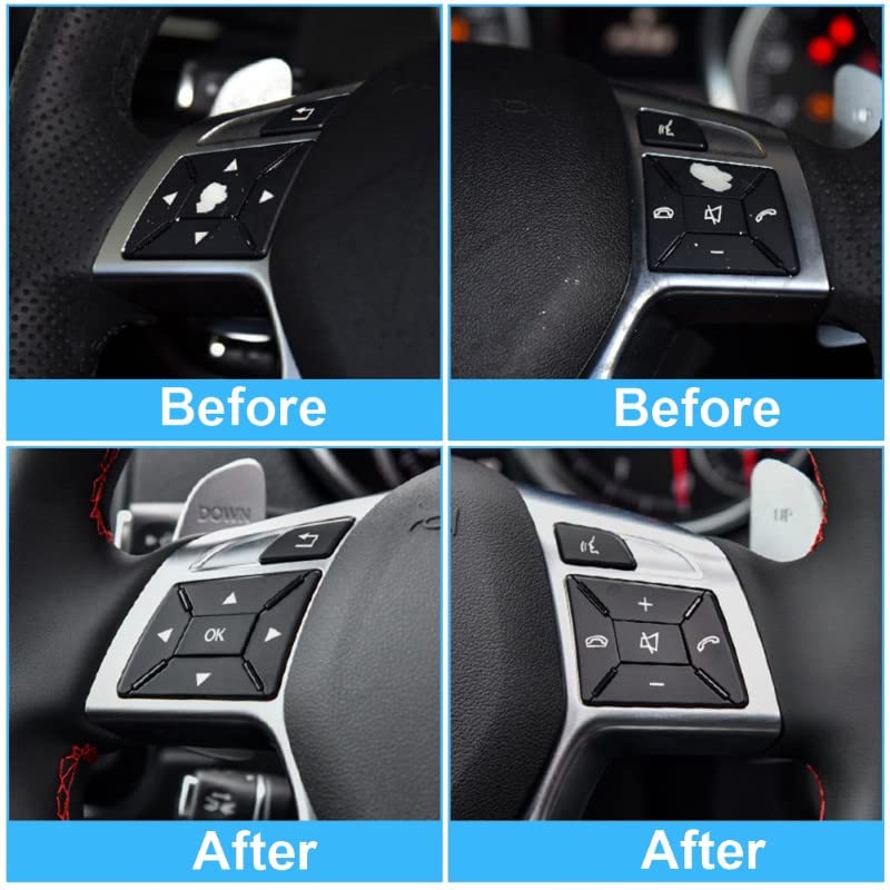 Car Craft Gl Steering Button Compatible With Mercedes Gl Steering Button Ml W166 2012-2016 Gl W166 2012-2016 G Wagon W463 2015-2018 Black