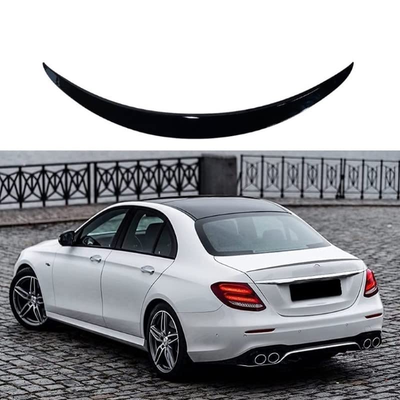 Car Craft E Class Spoiler Trunk Spoiler Compatible with Mercedes E Class Spoiler Trunk Spoiler E Class W2013 2016 Amg Glossy Black