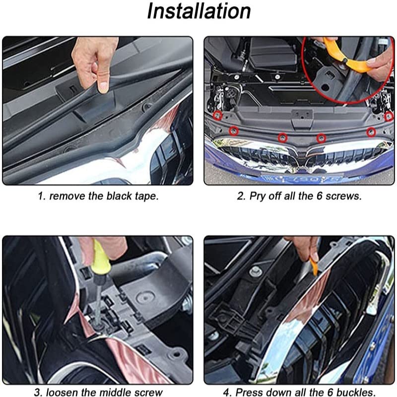 Car Craft Front Bumper Grill Compatible With Bmw X5 G05 2019-2022 Front Bumper Grill Carbon Fiber Look Carbon Fiber Look