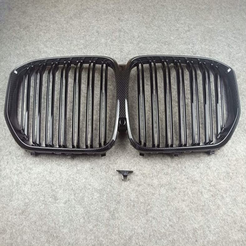 Car Craft Front Bumper Grill Compatible With Bmw X5 G05 2019-2022 Front Bumper Grill Carbon Fiber Look Carbon Fiber Look