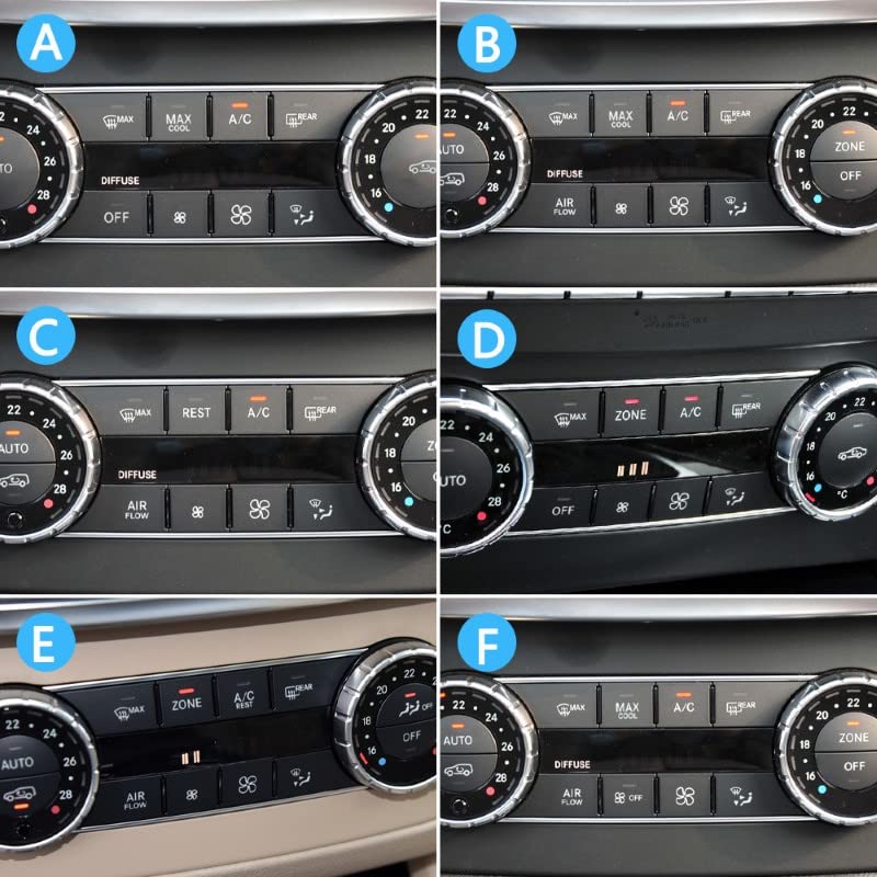 Car Craft Ml Dashboard Ac Button Fan Button Compatible With Mercedes Ml Dashboard Ac Button Fan Button Ml W166 2012-2016 Gl 2012-2016 E