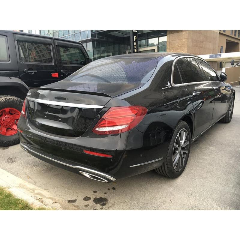 Car Craft E Class Spoiler Trunk Spoiler Compatible with Mercedes E Class Spoiler Trunk Spoiler E Class W2013 2016 Taiwan Glossy Black