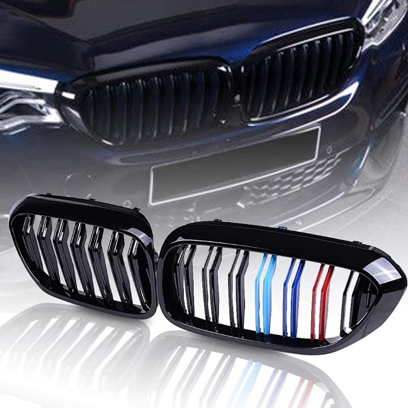 Car Craft Front Bumper Grill Compatible With Bmw 5 Series G30 2017-2020 Front Bumper Grill M Colour