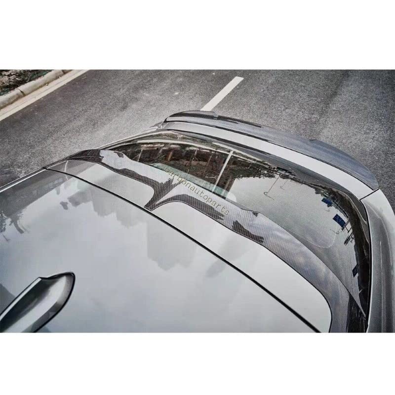 Car Craft X4 Spoiler Roof Spoiler Roof Wings Compatible with BMW X4 Spoiler Roof Spoiler Roof Wings X4 G04 2018-2022 Glossy Black