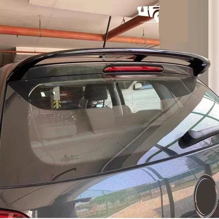 Car Craft Polo Spoiler Roof Spoiler Compatible with Volkswagen Polo Spoiler Roof Spoiler Polo 2010-2022 Gt Glossy Black