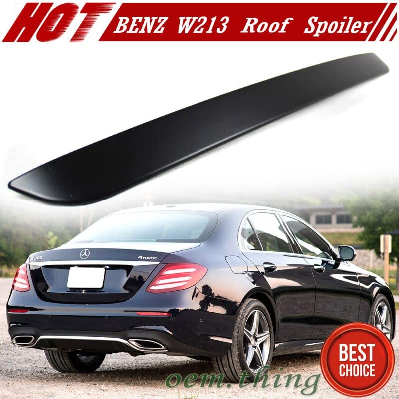 Car Craft E Class Spoiler Roof Spoiler Roof Wings Compatible with Mercedes E Class Spoiler Roof Spoiler Roof Wings E Class W213 2016 Glossy Black