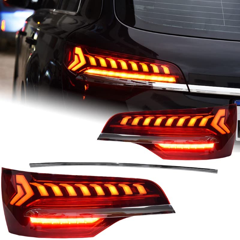 Car Craft Q7 Upgraded Led Matrix Taillight Led Taillamp Compatible With Audi Q7 Upgraded Led Matrix Taillight Led Taillamp Q7 2006-2010 Q7 Taillight 2006