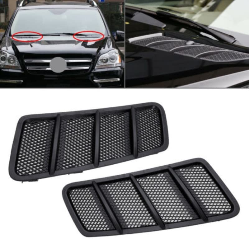 Car Craft Bonnet Hood Grill Vent Compatible With Mercedes Ml W166 2012-2015 Gl W166 2013-2016 Gle W166 2015-2019 Gls W166 2016-2020 Bonnet Hood Grill Vent Left