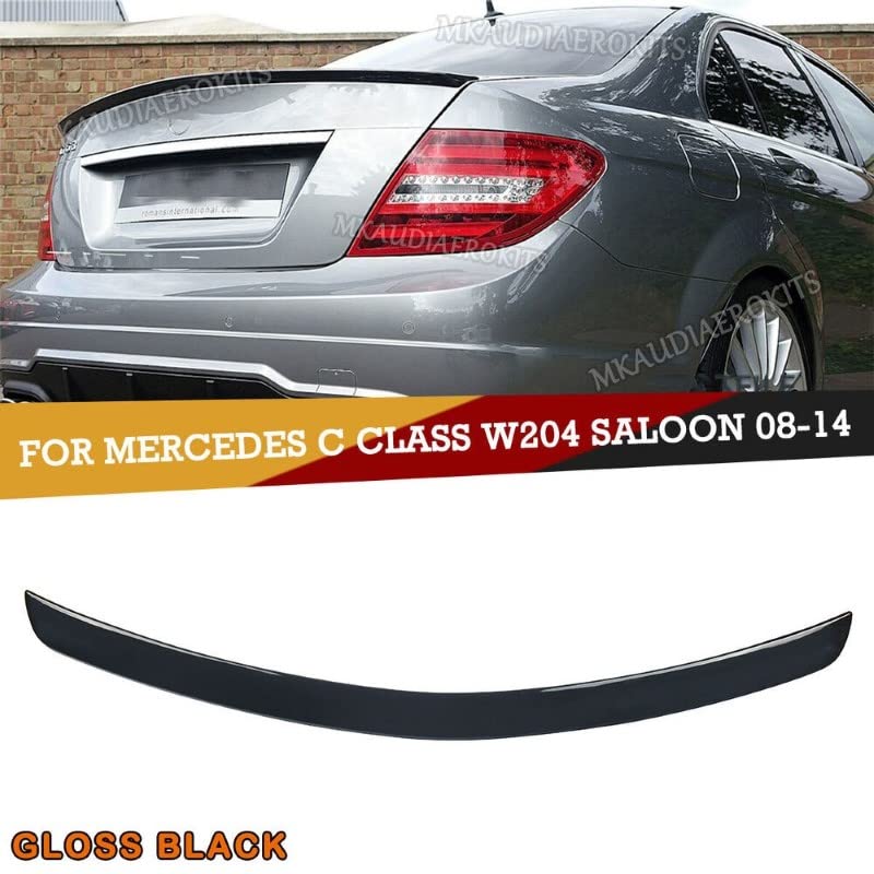 Car Craft Glc Coupe Spoiler Trunk Spoiler Compatible with Mercedes Glc Coupe Spoiler Trunk Spoiler Glc Coupe W253 2014-2020 Glossy Black