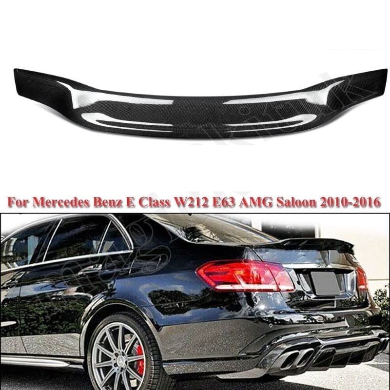 Car Craft E Class Spoiler Trunk Spoiler Compatible with Mercedes E Class Spoiler Trunk Spoiler E Class W212 2009-2016 Psm Glossy Black