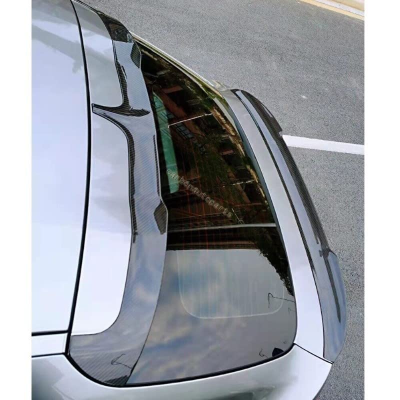 Car Craft X4 Spoiler Roof Spoiler Roof Wings Compatible with BMW X4 Spoiler Roof Spoiler Roof Wings X4 G04 2018-2022 Glossy Black