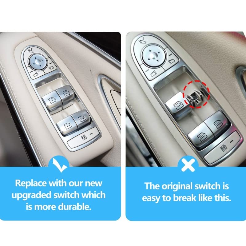 Car Craft S Class Window Switch Main Compatible With Mercedes S Class Window Switch Main S Class W222 2014 Beige