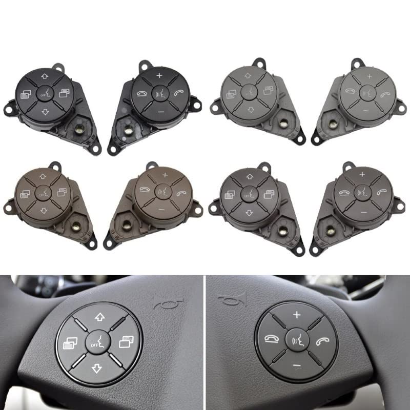 Car Craft R Class Steeering Wheel Button Compatible With Mercedes R Class Steering Wheel Button Ml W164 2008-2012 Gl W164 2008-2012 R Class W251 2010-2017 Cls W219 Slk W171 Sls W230 Assembley Yellow Right