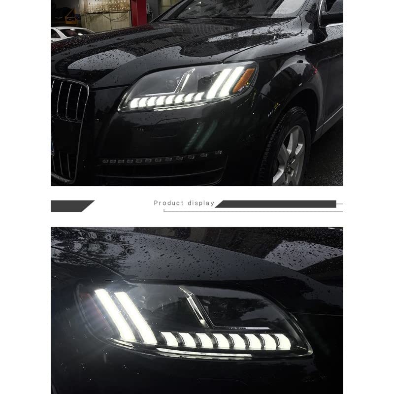 Car Craft Q7 Upgraded Led Matrix Headlight Led Headlamp Compatible With Audi Q7 Upgraded Led Matrix Headlight Led Headlamp Q7 2010-2016 Q7 Headlight 2010 R Q7 Headlight 2010 R