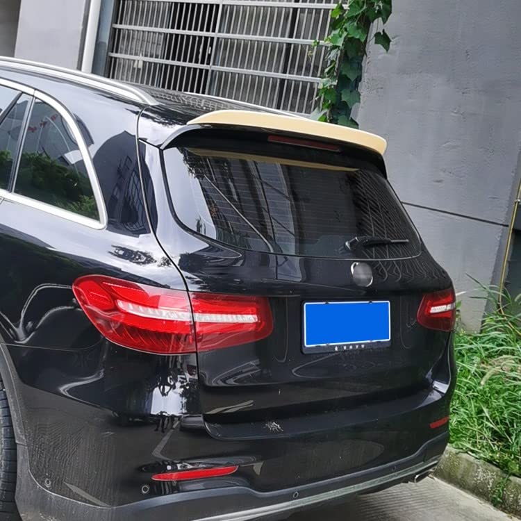 Car Craft Glc Spoiler Roof Spoiler Roof Wings Compatible with Mercedes Glc Spoiler Roof Spoiler Roof Wings Glc W 253 2015-2020 Amg Glossy Black